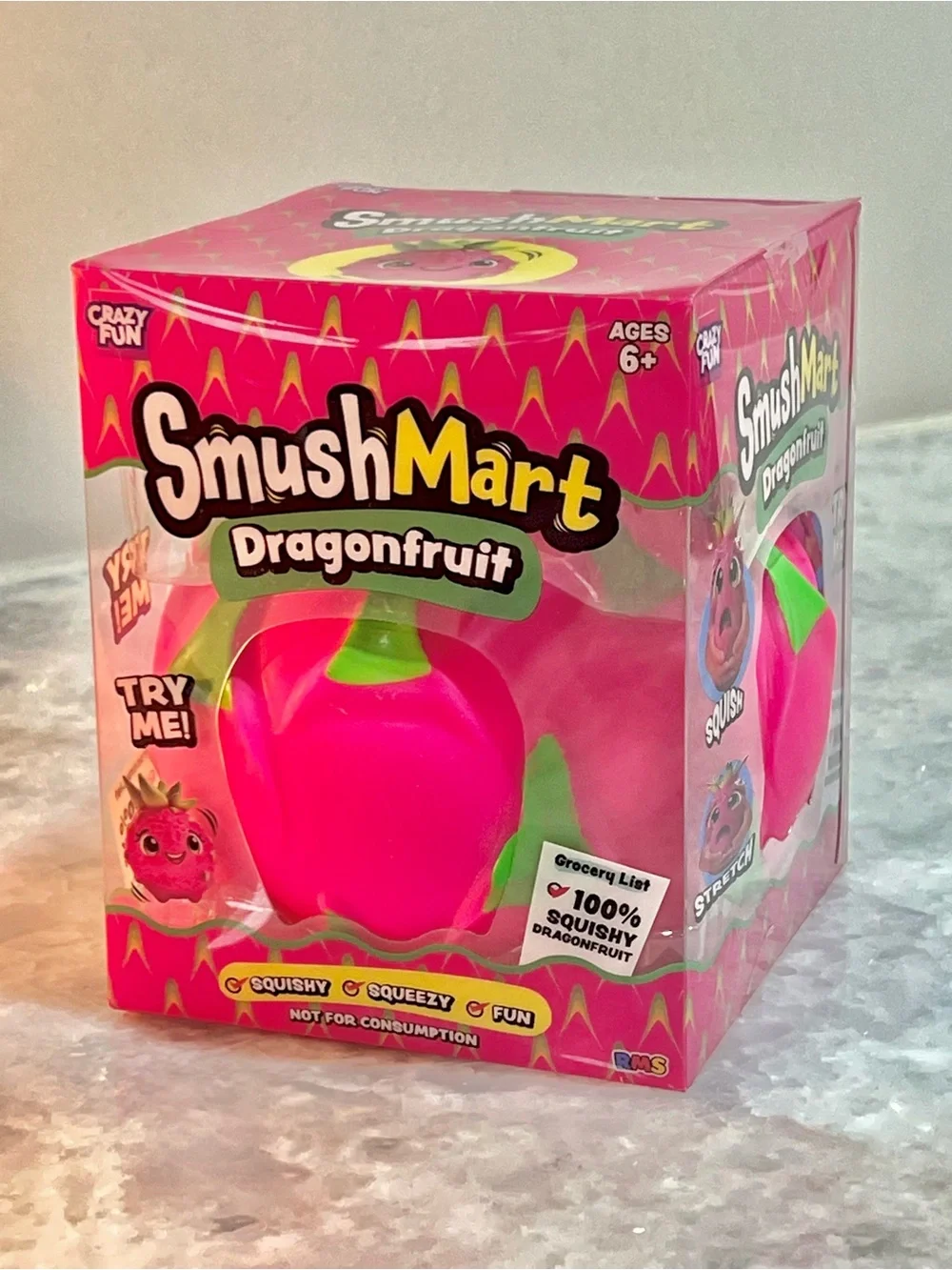Dragonfruit Squishy Toy - Pink